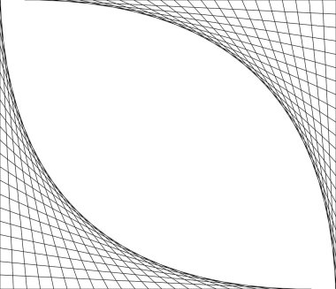 Ağ, kesişen çizgiler, ağ köşeleri vektör şablonu, doku ve arkaplan