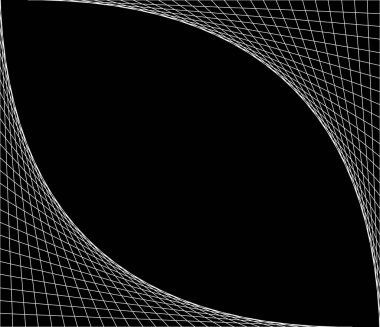 Ağ, kesişen çizgiler, ağ köşeleri vektör şablonu, doku ve arkaplan