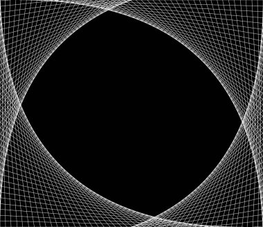 Ağ, kesişen çizgiler, ağ köşeleri vektör şablonu, doku ve arkaplan