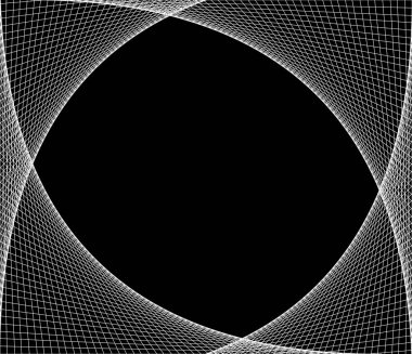 Ağ, kesişen çizgiler, ağ köşeleri vektör şablonu, doku ve arkaplan