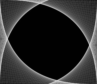 Ağ, kesişen çizgiler, ağ köşeleri vektör şablonu, doku ve arkaplan