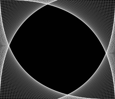 Ağ, kesişen çizgiler, ağ köşeleri vektör şablonu, doku ve arkaplan