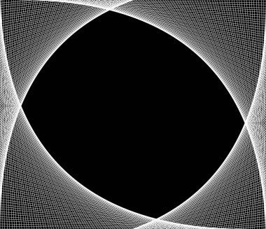 Ağ, kesişen çizgiler, ağ köşeleri vektör şablonu, doku ve arkaplan