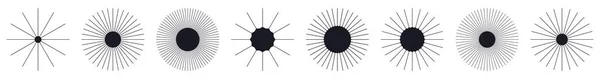 Geometric Abstract Circle Element Design Stock Vector Illustration Clip Art — Stock Vector