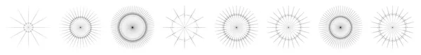 Geometrisches Abstraktes Kreiselement Design Bestandsvektorillustration Clip Art Grafiken — Stockvektor