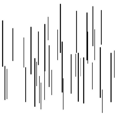 Rastgele çizgiler, çizgiler soyut geometrik vektör çizimleri. Stock vektör illüstrasyonu, klip- art grafikleri