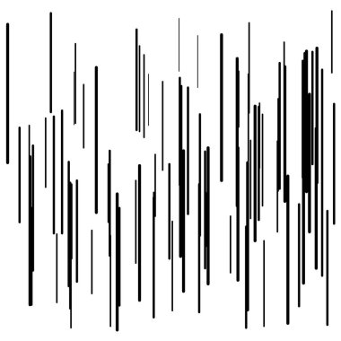 Rastgele çizgiler, çizgiler soyut geometrik vektör çizimleri. Stock vektör illüstrasyonu, klip- art grafikleri