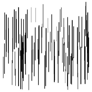 Rastgele çizgiler, çizgiler soyut geometrik vektör çizimleri. Stock vektör illüstrasyonu, klip- art grafikleri