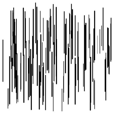Rastgele çizgiler, çizgiler soyut geometrik vektör çizimleri. Stock vektör illüstrasyonu, klip- art grafikleri