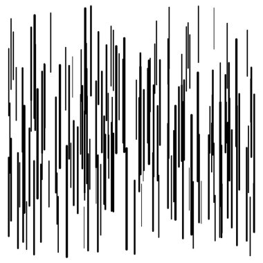 Rastgele çizgiler, çizgiler soyut geometrik vektör çizimleri. Stock vektör illüstrasyonu, klip- art grafikleri