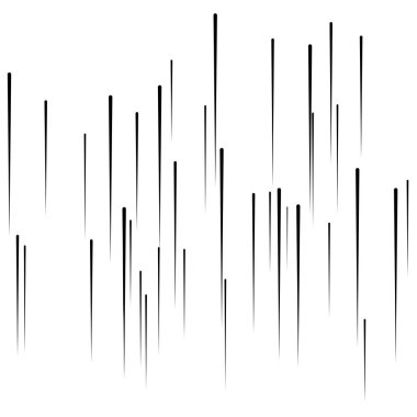 Rastgele çizgiler, çizgiler soyut geometrik vektör çizimleri. Stock vektör illüstrasyonu, klip- art grafikleri