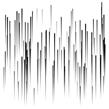 Rastgele çizgiler, çizgiler soyut geometrik vektör çizimleri. Stock vektör illüstrasyonu, klip- art grafikleri