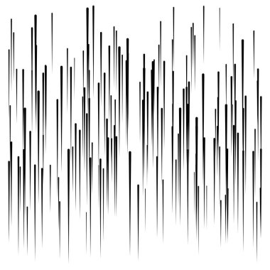 Rastgele çizgiler, çizgiler soyut geometrik vektör çizimleri. Stock vektör illüstrasyonu, klip- art grafikleri