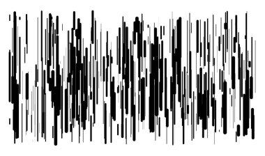 Rastgele çizgiler, çizgiler vektör illüstrasyonu