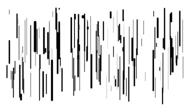 Rastgele çizgiler, çizgiler vektör illüstrasyonu