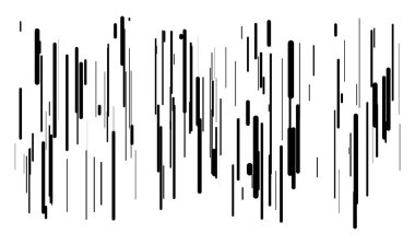 Rastgele çizgiler, çizgiler vektör illüstrasyonu