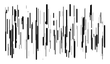 Rastgele çizgiler, çizgiler vektör illüstrasyonu