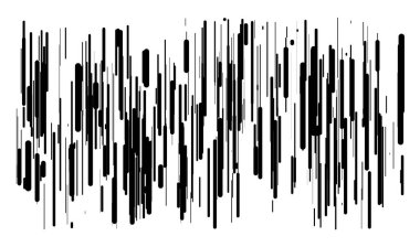 Rastgele çizgiler, çizgiler vektör illüstrasyonu