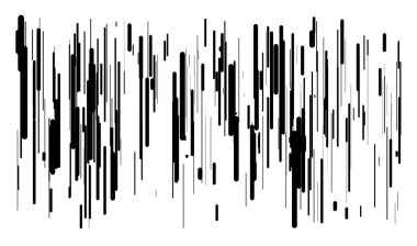 Rastgele çizgiler, çizgiler vektör illüstrasyonu