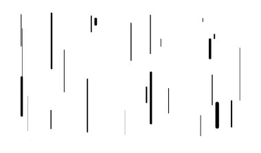 Rastgele çizgiler, çizgiler vektör illüstrasyonu