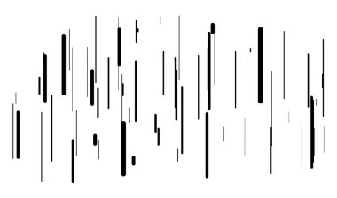 Rastgele çizgiler, çizgiler vektör illüstrasyonu