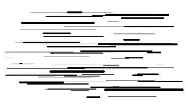 Rastgele çizgiler, çizgiler vektör illüstrasyonu