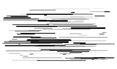 Rastgele çizgiler, çizgiler vektör illüstrasyonu