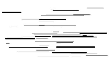 Rastgele çizgiler, çizgiler vektör illüstrasyonu