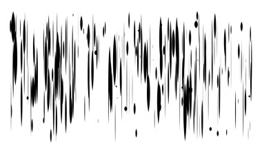 Rastgele çizgiler, çizgiler vektör illüstrasyonu