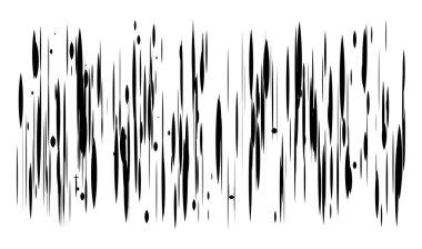 Rastgele çizgiler, çizgiler vektör illüstrasyonu