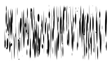 Rastgele çizgiler, çizgiler vektör illüstrasyonu