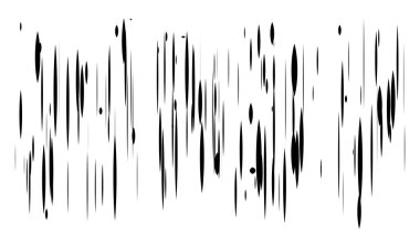 Rastgele çizgiler, çizgiler vektör illüstrasyonu