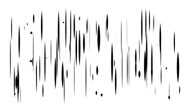 Rastgele çizgiler, çizgiler vektör illüstrasyonu