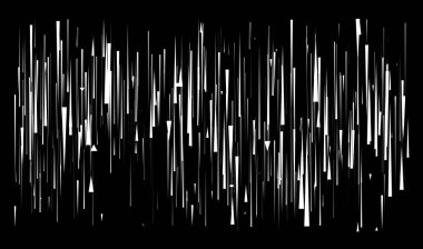 Rastgele çizgiler, çizgiler vektör illüstrasyonu