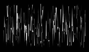 Rastgele çizgiler, çizgiler vektör illüstrasyonu