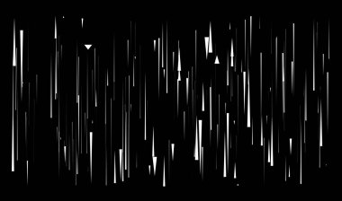 Rastgele çizgiler, çizgiler vektör illüstrasyonu