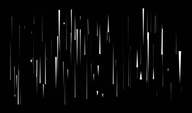 Rastgele çizgiler, çizgiler vektör illüstrasyonu