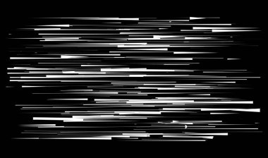 Rastgele çizgiler, çizgiler vektör illüstrasyonu