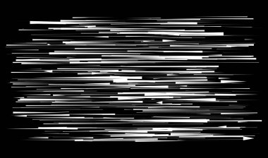 Rastgele çizgiler, çizgiler vektör illüstrasyonu