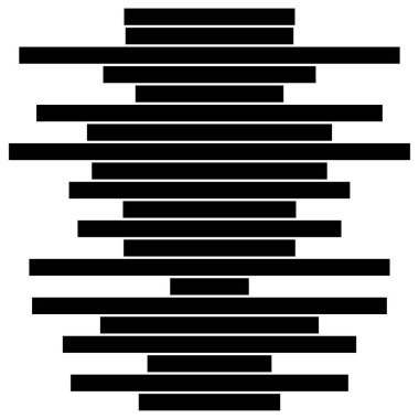 Rastgele çizgiler, çizgili vektör ögesi