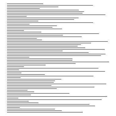 Rastgele çizgiler, çizgili vektör ögesi