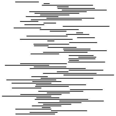 Rastgele çizgiler, çizgili vektör ögesi