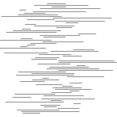 Rastgele çizgiler, çizgili vektör ögesi