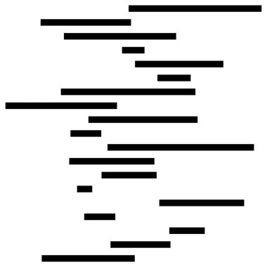 Rastgele çizgiler, çizgili vektör ögesi