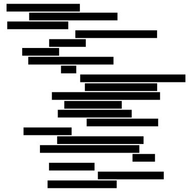 Rastgele çizgiler, çizgili vektör ögesi