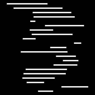 Rastgele çizgiler, çizgili vektör ögesi