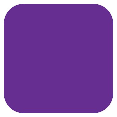 Düz pankart, köşe efektli düğme şablonu