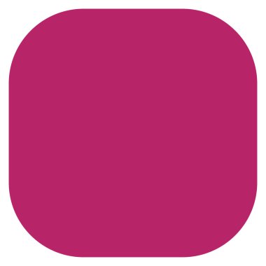 Düz pankart, köşe efektli düğme şablonu