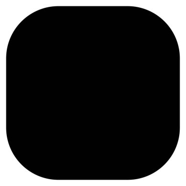 Düz pankart, köşe efektli düğme şablonu