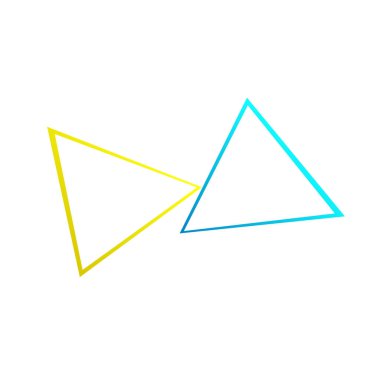 Rastgele soyut geometrik vektör ögesi